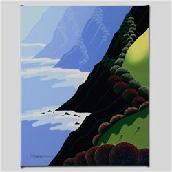 "Emerald Cliffs" Limited Edition Giclee on Canvas by Larissa Holt, Numbered and Signed. This piece c