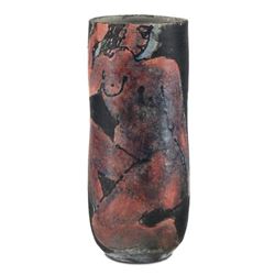 Jenik Cook, Hand Made Ceramic Decorative Vase Sculpture, Hand Singed with Letter of Authenticity.