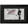 Image 1 : Banksy "Cancelled Dreams" Custom Framed Giclee on Paper
