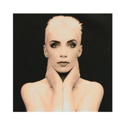 Steve Kaufman (1960-2010), "Annie Lennox" Limited Edition Silkscreen on Canvas, PP Numbered 6/50 Han