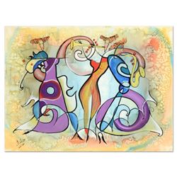 Roshvan, Original Acrylic and Watercolor Painting, Hand Signed with Letter of Authenticity.