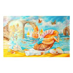 Eugene Poliarush- Original Oil on Canvas "Adam and Eve"