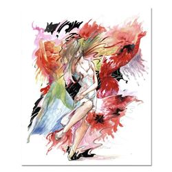 Lena Sotskova, "Just Dance" Mixed Media Original Painting, Hand Signed and with COA.