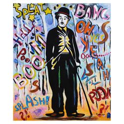 Nastya Rovenskaya- Mixed Media "Chaplin"