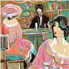Image 2 : Isaac Maimon, "El Bella Bar" Original Acrylic Painting, Hand Signed with Certificate of Authenticity
