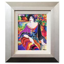 Patricia Govezensky- Original Giclee on Canvas "Flower Shop"