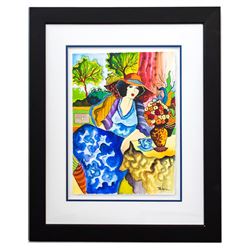 Patricia Govezensky- Original Watercolor "Aurelie"