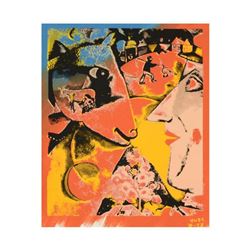 Ringo Daniel Funes, (Protege of Andy Warhol's Apprentice, Steve Kaufman), "Farmer and His Cow" One-o