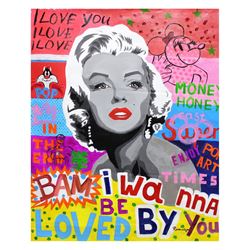 Nastya Rovenskaya- Original Oil on Canvas "BAM"