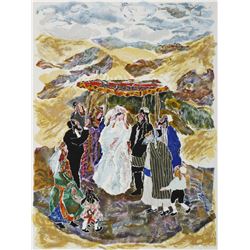 Judith Yellin- Original Serigraph "Huppa"