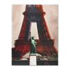 Image 1 : Ringo Daniel Funes, (Protege of Andy Warhol's Apprentice, Steve Kaufman), "Eiffel Tower" One-of-a-Ki