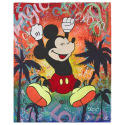 Nastya Rovenskaya- Original Oil on Canvas "In The Jungle"