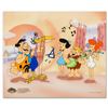 Image 1 : "Fred Plays the Harp" Limited Edition Sericel from the Popular Animated Series The Flintstones. Incl