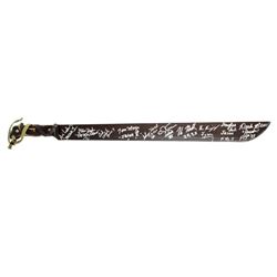 Friday The 13th Jason Voorhees Legacy Cast Autographed Machete * Dash, Hodder, White, + 7 more!