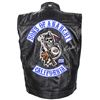 Image 1 : Charlie Hunnam Autographed Sons of Anarchy SAMCRO Leather Vest