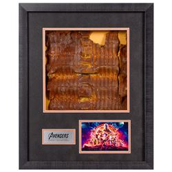 2018 Avengers Infinity War Screen Used Wreckage Framed Display