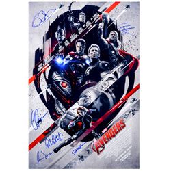 Chris Evans, Chris Hemsworth, Jeremy Renner Avengers Cast 2015 Avengers: Age of Ultron 16x24 Poster