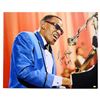 Image 1 : Jamie Foxx Autographed Ray 16x20 Ray Charles Academy Award Canvas Gallery Edition