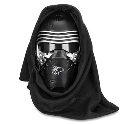 Adam Driver Autographed Star Wars Kylo Ren Voice Changing Mask with Hood