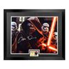 Image 1 : Adam Driver Autographed Star Wars: The Force Awakens Kylo Ren Strikes 16x20 Framed Photo