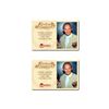 Image 2 : Frank Gorshin Autographed Star Trek Rare Bele Uncut Trading Card Set