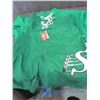 Image 8 : Saskatchewan Roughriders New (2) Pairs of Shorts, Ball Cap and (3) T-Shirts