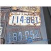 Image 7 : (11) Licence Plates - 50's, 1060-1962