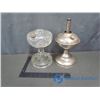 Image 1 : Vintage Glass and Metal Lamps