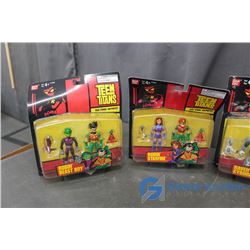 (5) Teen Titan Toys In Packages