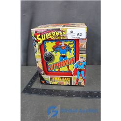 Superman Classic Steel Safe w/Alarm in Box