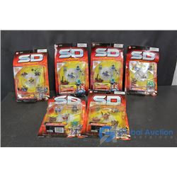 (6) SD Mini Defenders Toys in Packages