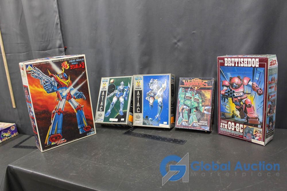(5) Model Kits in Boxes