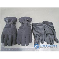 Mens Tundra Thinsulate Ski Gloves (XL) Mens Roots Nylon Gloves (XL)