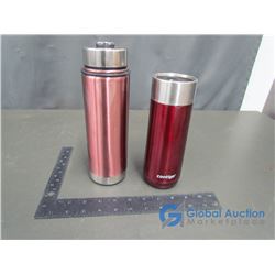 Contigo Coffee Cup (red) PC Water Bottle (Pink)