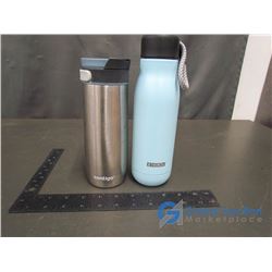 Zonko (Harvard) Water Bottle and Contigo Cup SIlver