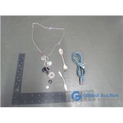 iPhone Adaptor, Collectors Spoon, & Necklace