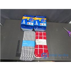 Ziplock Containers and Dish Towels