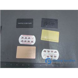Gift Cards: Cactus Club Cafe $25, MacDonald's $10, 2 Free Medium McDonalds Coffee, Dynamite $15