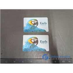 Gift Card: Earl's $50