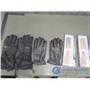Image 1 : Essential Collapsible Storage Containers, North Face Mask, and Men's Isotoner Leather Gloves (L)