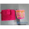 Image 5 : Sequin Makeup Bag, Velvet Wallet, Change Purse and Eyelash Curler