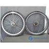 Image 1 : Bike Tires, 1 Front Wheel (Alloy), 1 Rear Wheel (Bontrager)