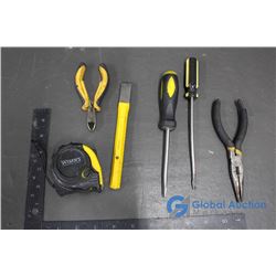 (2) Pliers, Screwdrivers and Measuring Tape