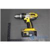 Image 1 : DeWalt 1/2" Cordless Drill/Driver w/18v Battery Model DCD940