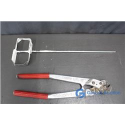 Large Paint Mixer & 18" Felco Cable Cutters