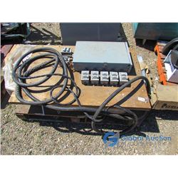 125 Amp 240/120 Construction Panel; Electrical Cabinet