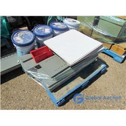 Ceiling Tiles; Metal Shelving; Floor Sewer