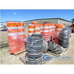 Approx 140 Large Construction Pylons