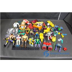 Misc Toys - Bob The Builder, Power Ranger, Toxic, Star Trek