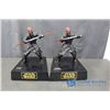 Image 1 : (2) Star Wars Coin Bank - Darth Maul